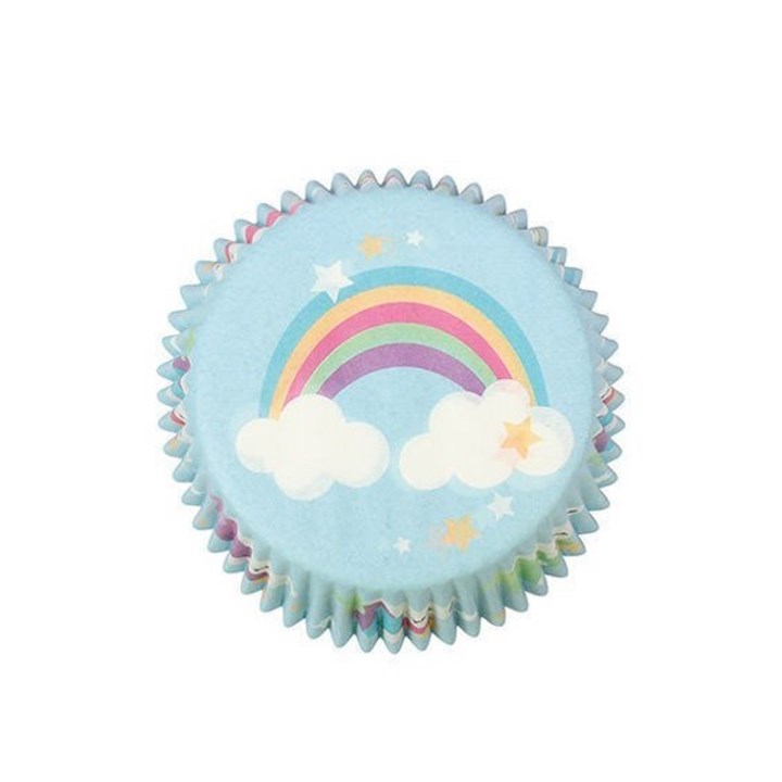 Unicorn Foil Lined Baking Cases by Baked with Love - Pack of 25