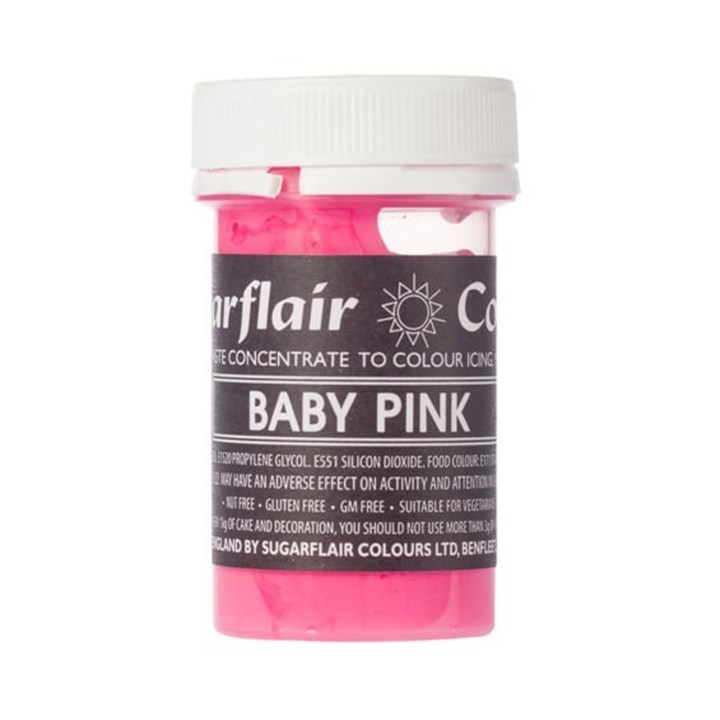 Sugarflair Pastel Spectral Food Colouring Paste - Baby Pink- 25g