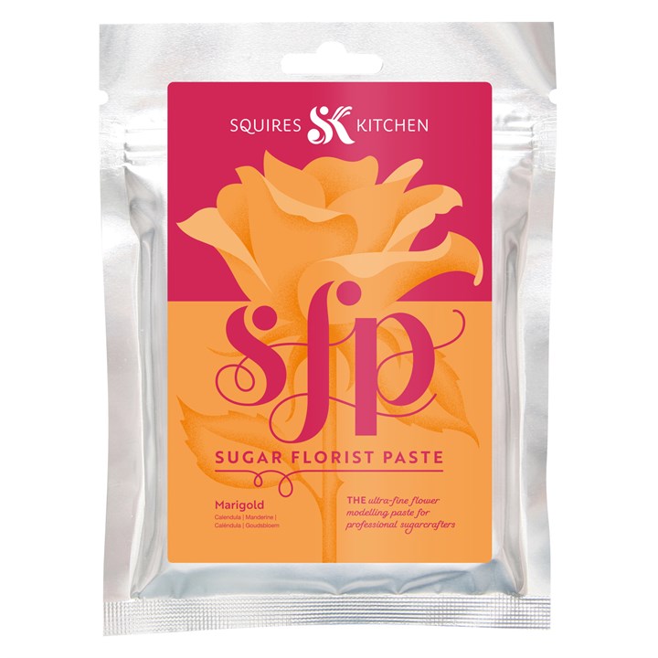 Squires Sugar Flower Paste - Marigold - 100g