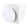 Tall White Cake Box & Round White Masonite Board Combo - 8"