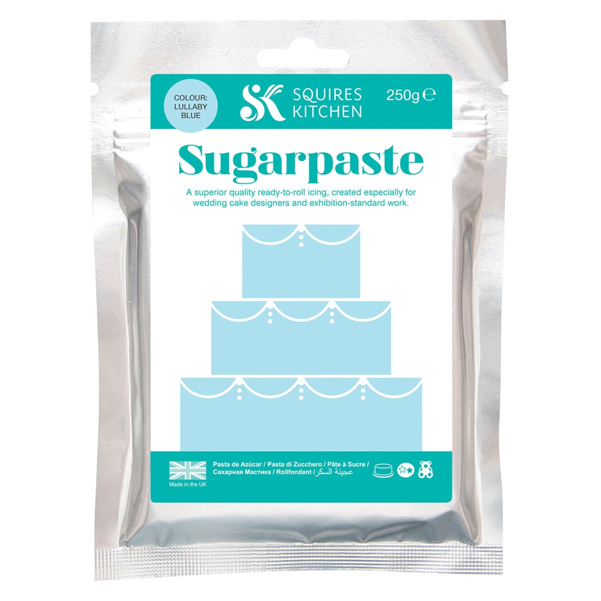 Squires Sugarpaste -Lullaby Blue - 250g